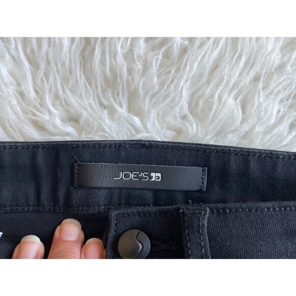 JOES JEANS Size 24 Charlie Black Cheetah Flawless High Rise Waist Skinny NWT - Picture 6 of 10